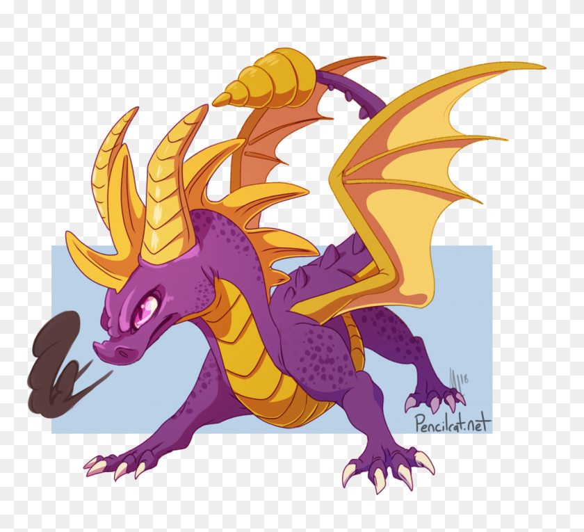1280x1157 He's Back And Ready To Set Something On Fire! - Spyro The Dragon PNG
