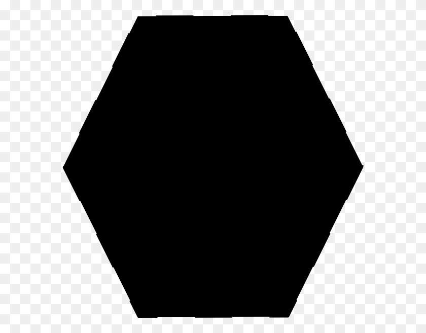 594x597 Hexagon B Clip Art - Hexagon Clipart