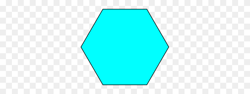 297x258 Hexagon Clip Art - Hexagon PNG