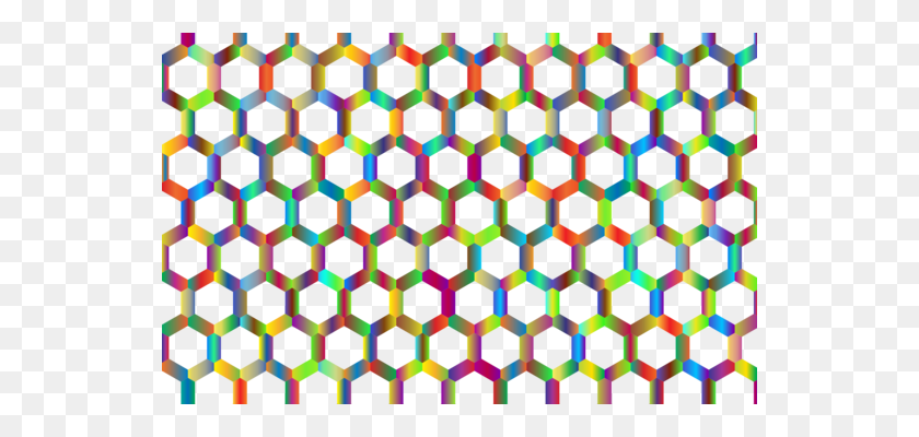 544x340 Hexagon Drawing Snowflake Stencil Curtain - Hexagon Pattern PNG