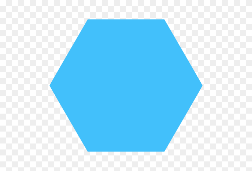 512x512 Hexagon Png Transparent Free Images Png Only - Blue Light PNG