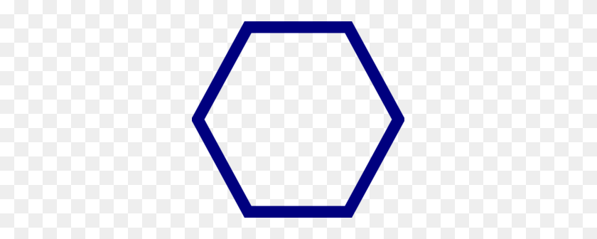 299x276 Hexagon Shape Clip Art - 3d Shapes Clipart