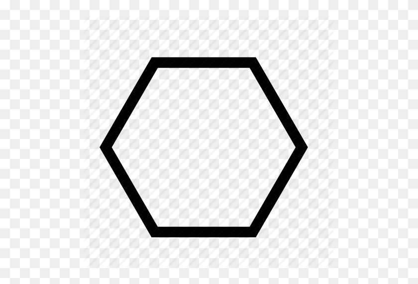 512x512 Hexagon, Shape Icon - Hexagon PNG