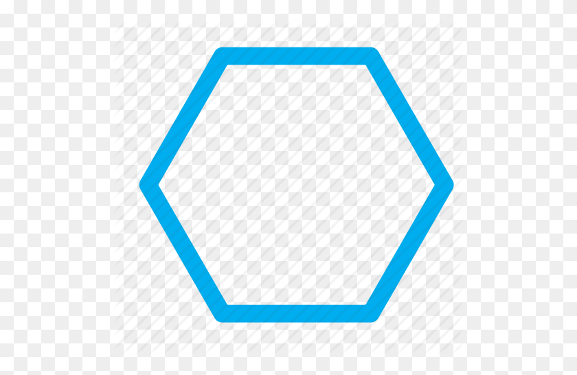 512x486 Hexagon, Shape, Six Sides Icon - Hexagon PNG