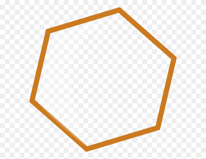 600x586 Hexagon Transpa Clip Art - Hexagon PNG