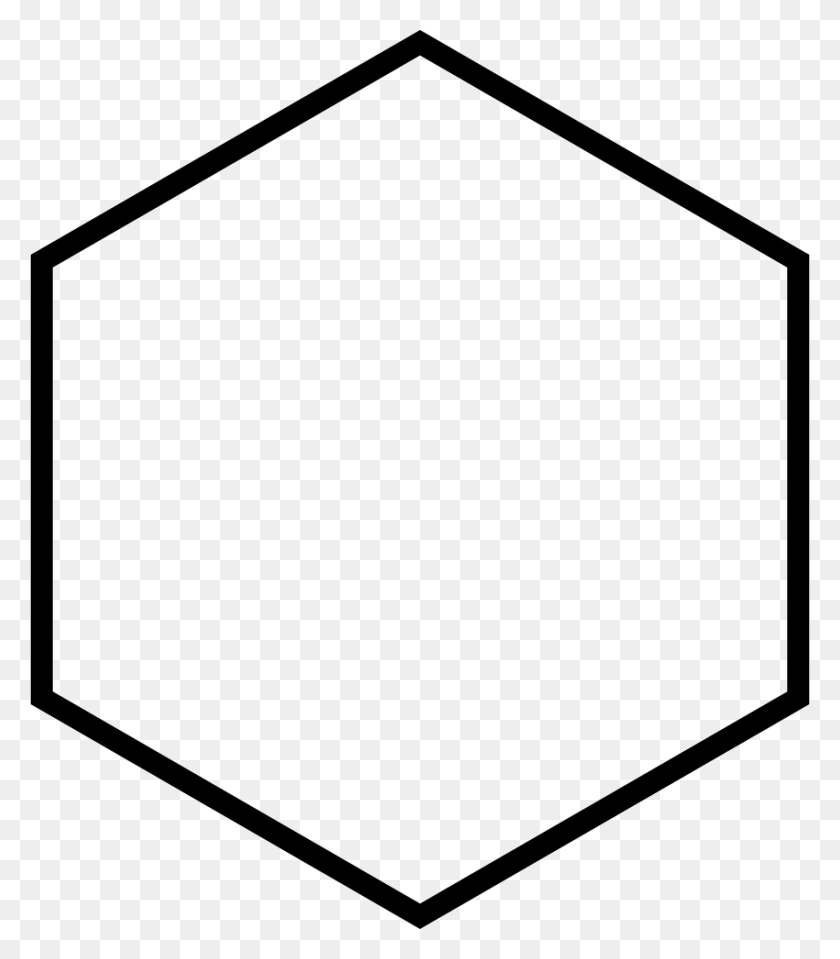 850x980 Hexagon Vertical Outline Png Icon Free Download - California Outline PNG