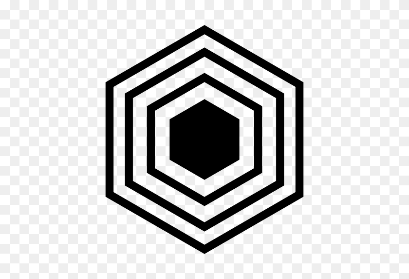 512x512 Hexagonal Logo Set - Hex Pattern PNG
