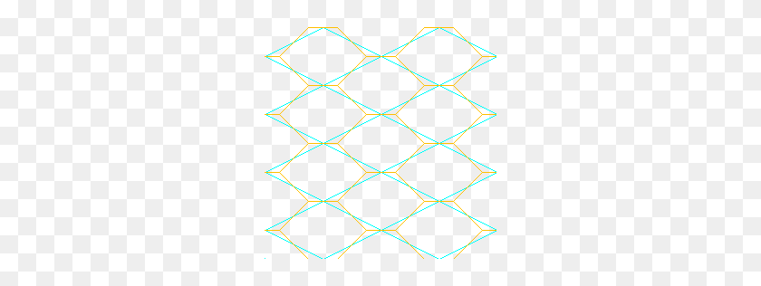 256x256 Hexmap - Изометрическая Сетка Png