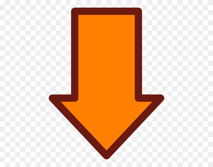 456x599 Hi Everybody, I've Been Upvoting All Those Everybody That Upvotes - Gold Arrow Clipart