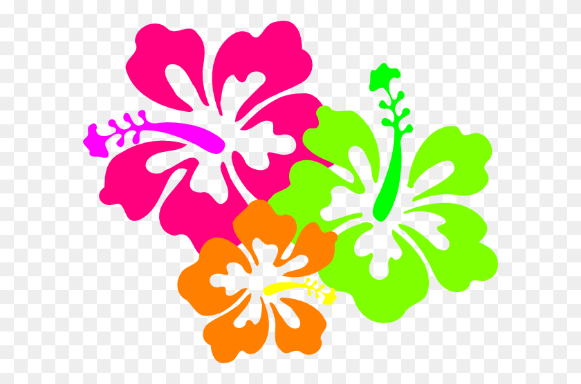 600x496 Hibiscus Candyleiscious Lei Png Cliparts Para Web - Lei Png