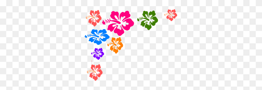 297x231 Hibiscus Flower Color Clip Art - Wedding Flower Clipart