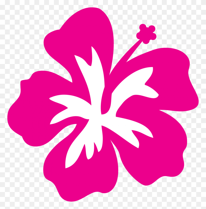 1050x1063 Hibiscus Flower Outline - State Outlines Clip Art
