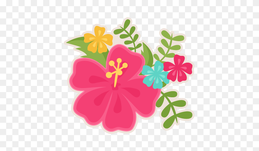 432x432 Hibiscus Scrapbook Cute Clipart For Silhouette - Moana Flower Clipart