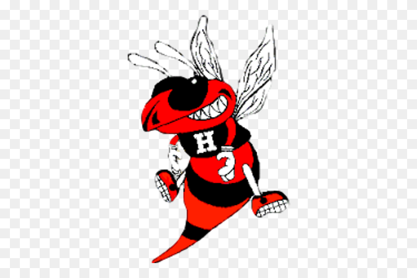 500x500 Hickory High School - Clipart De La Mascota De Hornet