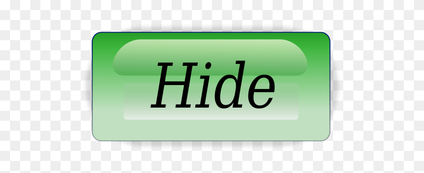 600x284 Hide Button Clip Art - Hide Clipart