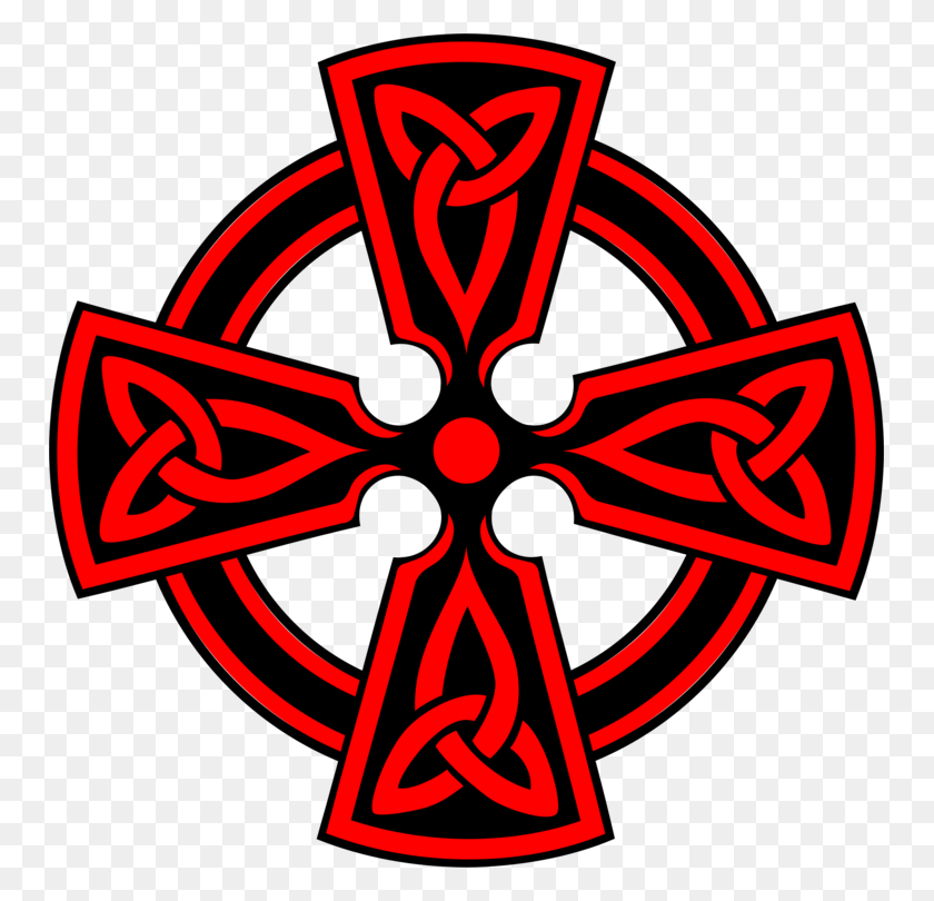 751x750 Высокий Крест Кельтский Крест Христианский Крест Кельтов - Кельтский Узел Клипарт