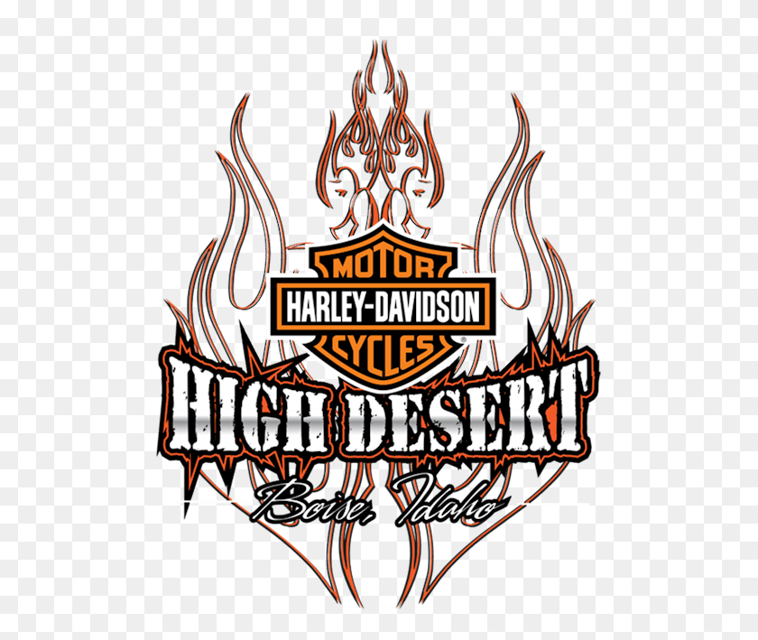 500x649 Harley Davidson High Desert Помогает Foodbank В Айдахо - Клипарт Harley Davidson