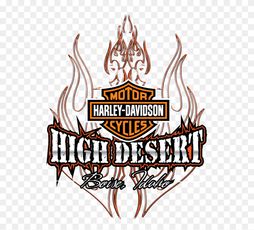 540x701 High Desert Harley Davidson Night Meridian Speedway - Harley Davidson Logo Clipart