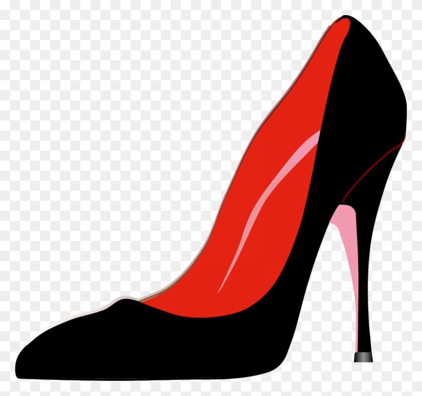 802x750 High Heeled Shoe Clothing Stiletto Heel Woman - Stiletto Clipart