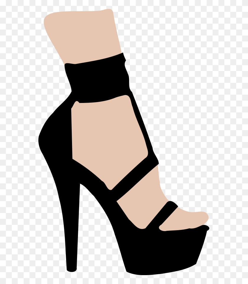 579x900 High Heeled Shoe Png Large Size - High Heels PNG