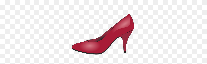 300x203 Красные Туфли На Высоких Каблуках Картинки - Обувь Для Девочек Клипарт