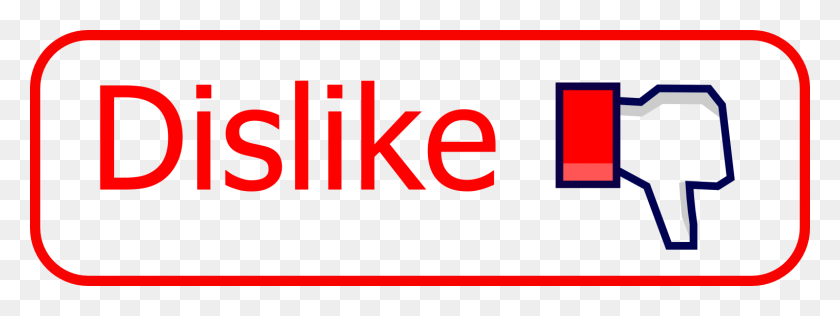 1521x501 High Resolution Dislike Button Png Clipart - Dislike PNG