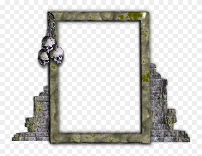 744x590 High Resolution Frame Halloween Png Clipart - Picture Frame PNG