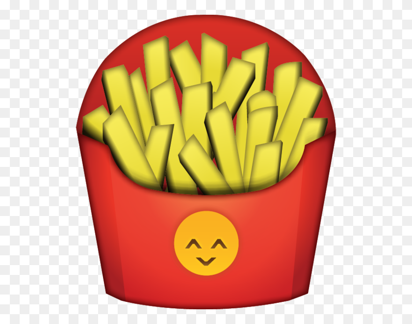 600x600 Картофель Фри В Высоком Разрешении Emoji - Картофель Клипарт