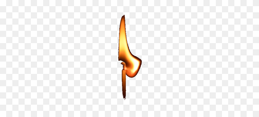 320x320 High Resolution Graphic Image Of A Single Flame On Transparent - Fire Background PNG