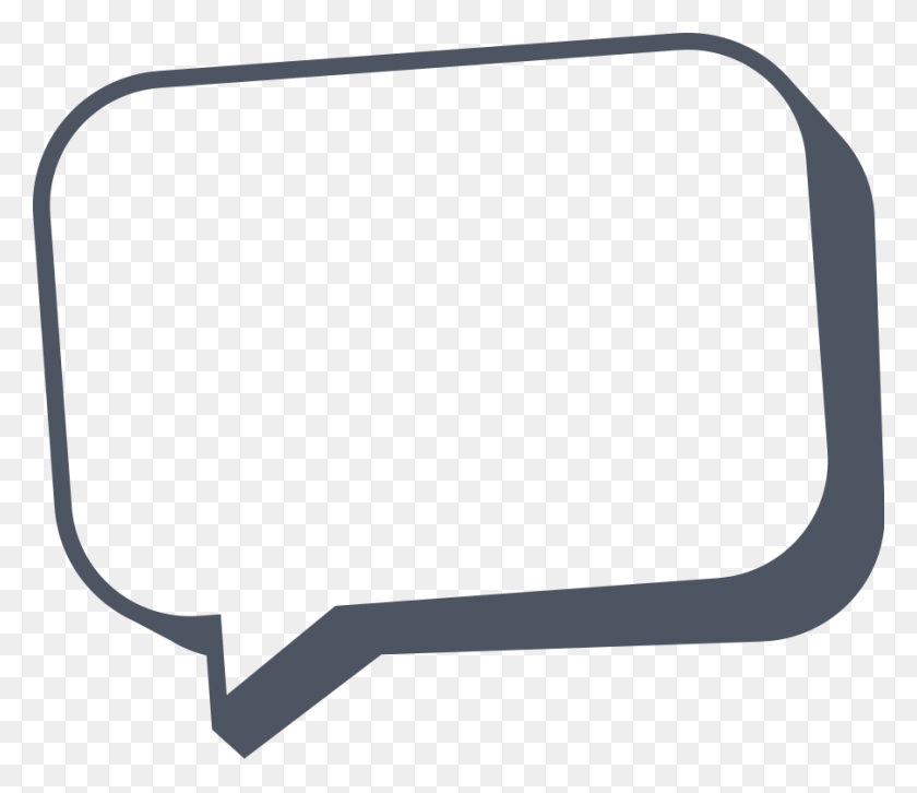 900x769 High Resolution Speech Bubble Png Clipart - Talking PNG
