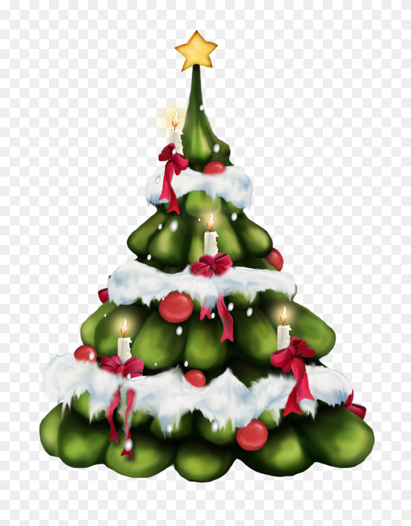 985x1280 Highfour Pchristmas Clip Art, Christmas Tree - Tree Clipart PNG
