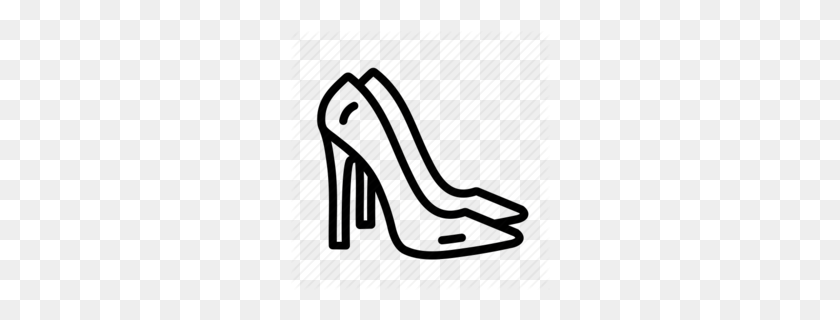 260x260 Highheeled Shoe Clipart - Stiletto Clipart