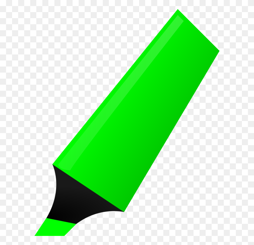 612x750 Highlighter Marker Pen Green Crayola Pens - Crayola Clipart