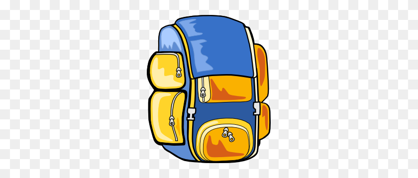 249x298 Hiking Backpack With Sleeping Bag - Sleeping Bag Clipart