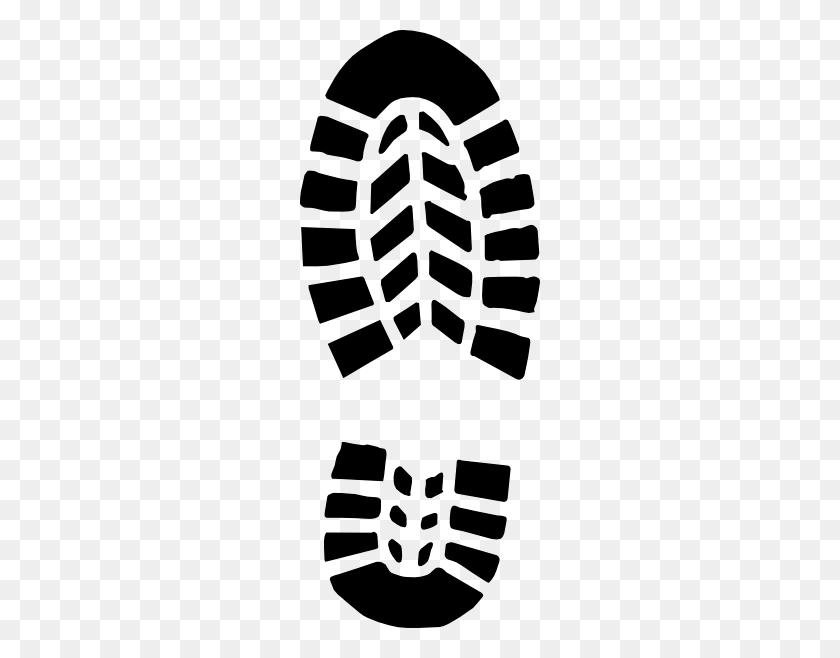 240x598 Hiking Boot Footprint Clipart Clip Art Images - Free Footprint Clipart