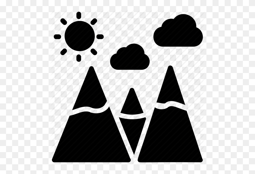 512x512 Hill Station, Hills, Hilly Area, Mountains, Snowy Mountains Icon - Snowy Mountain Clipart