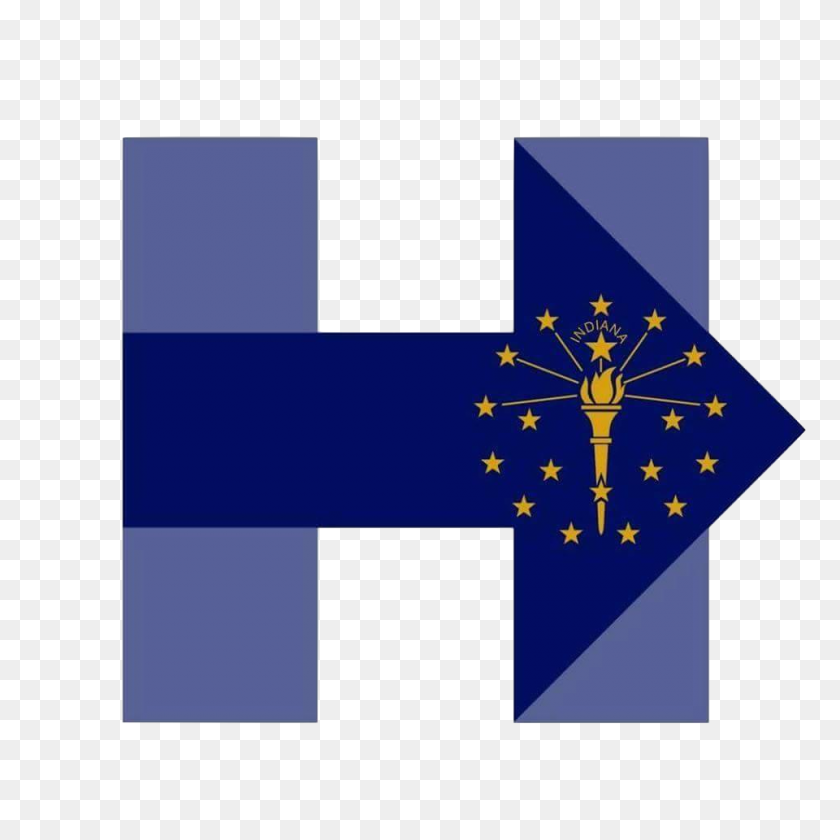 960x960 Hillary For Indiana - Indiana PNG