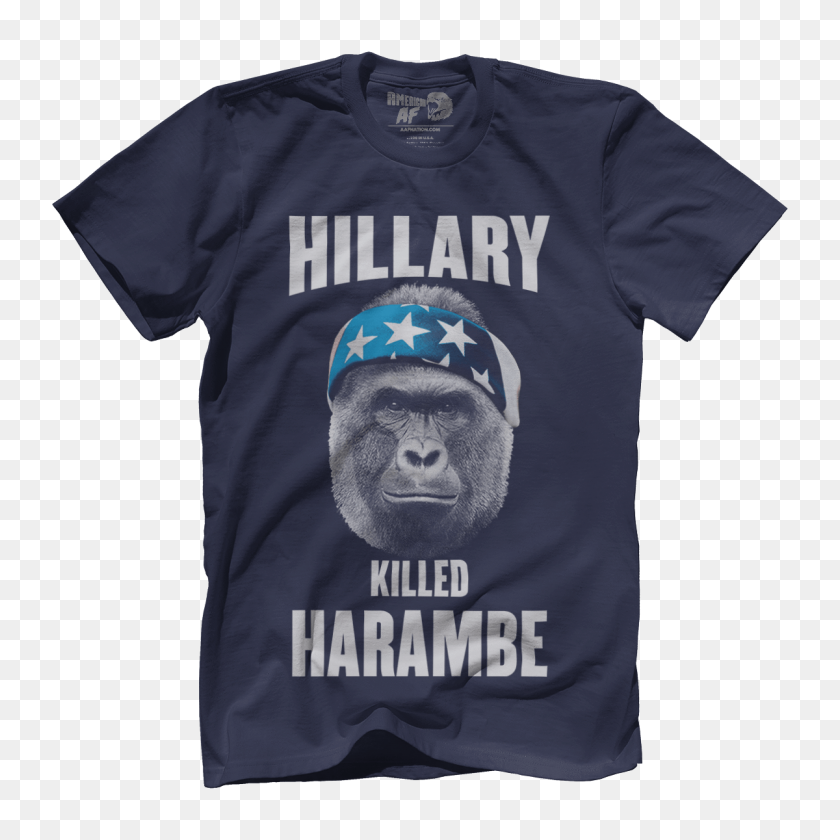 1200x1200 Hillary Killed Harambe American Af - Harambe PNG