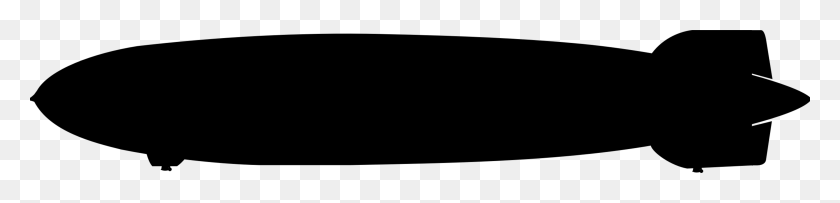 4072x750 Hindenburg Desastre Dirigible Zeppelin Silueta De Iconos De Equipo - Zeppelin Clipart