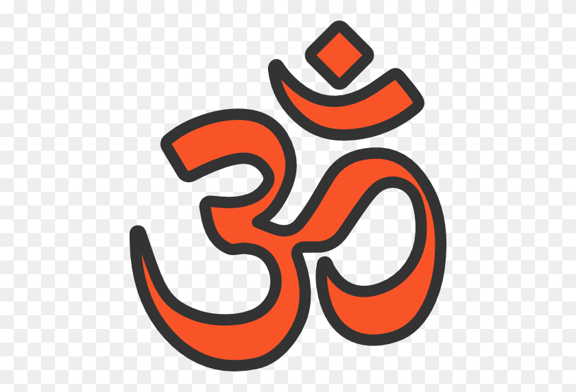 512x512 Hinduism Clipart Transparent - Om Symbol PNG