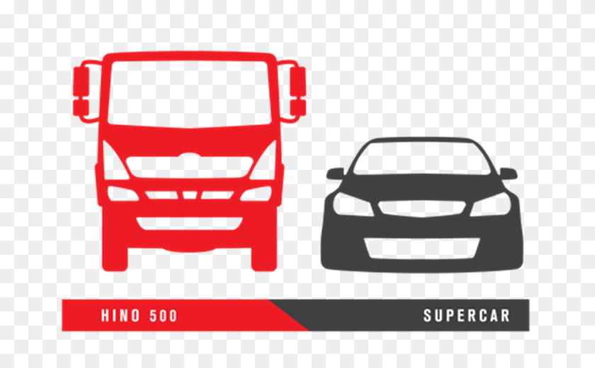 690x460 Hino Goes Head To Head With A Supercar - Diesel Truck Clipart