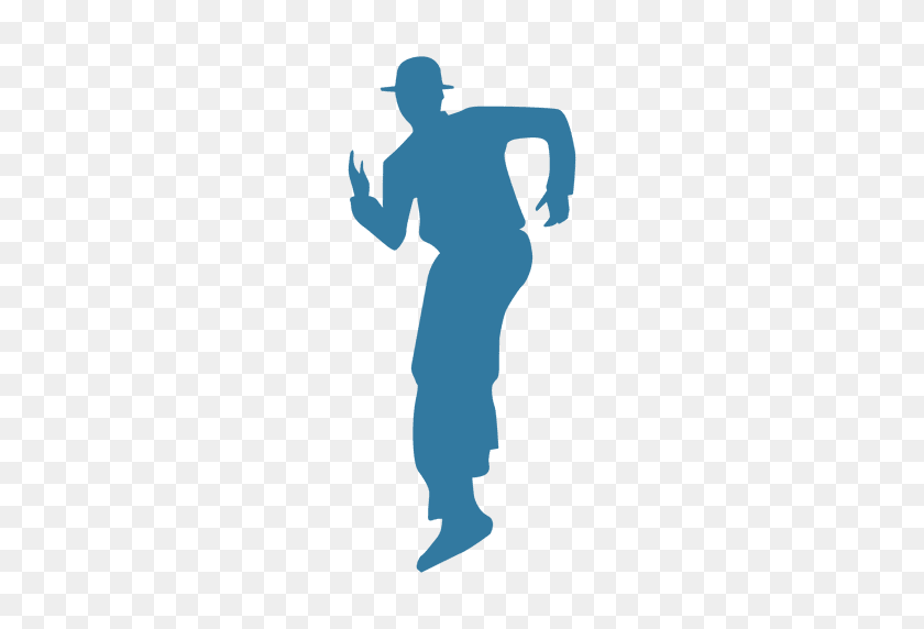 512x512 Hip Hop Dancer Man Silhouette - Man In Suit PNG