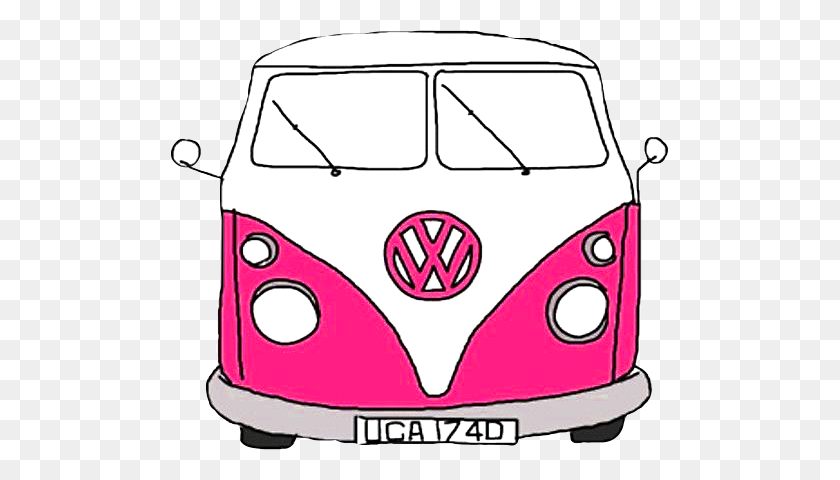 497x420 Hippie Car Pink Art Photography Bynisha Van Gorgeous - Hippie Van Clipart