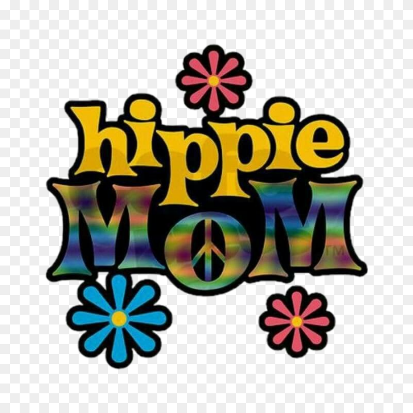 2896x2896 Hippie Mom Retro Flowers Psychedelic Floral - Hippie Flowers Clip Art