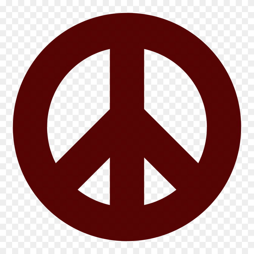 2400x2400 Hippies Clipart Peace Sign - 60s Clipart