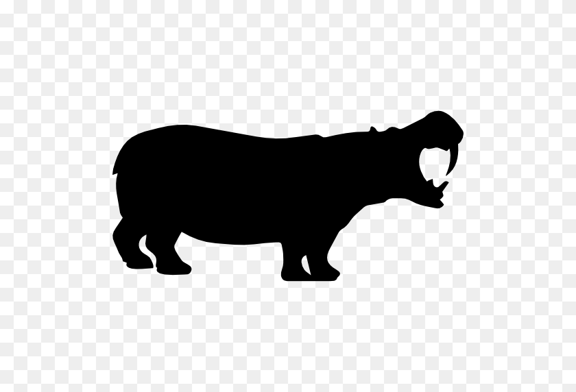 512x512 Hippo, Animal, Character, Hippo Character, Hippopotamus, Animals Icon - Hippo PNG
