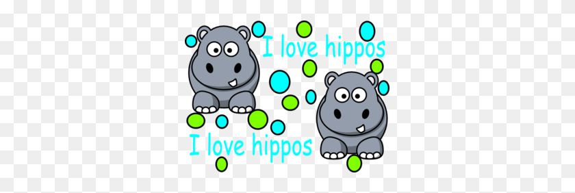 299x222 Hippo Clipart Awesome - Гиппопотам Клипарт