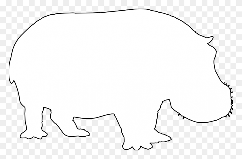 999x635 Hippo Clipart Stuffed Animal - Hippopotamus Clipart