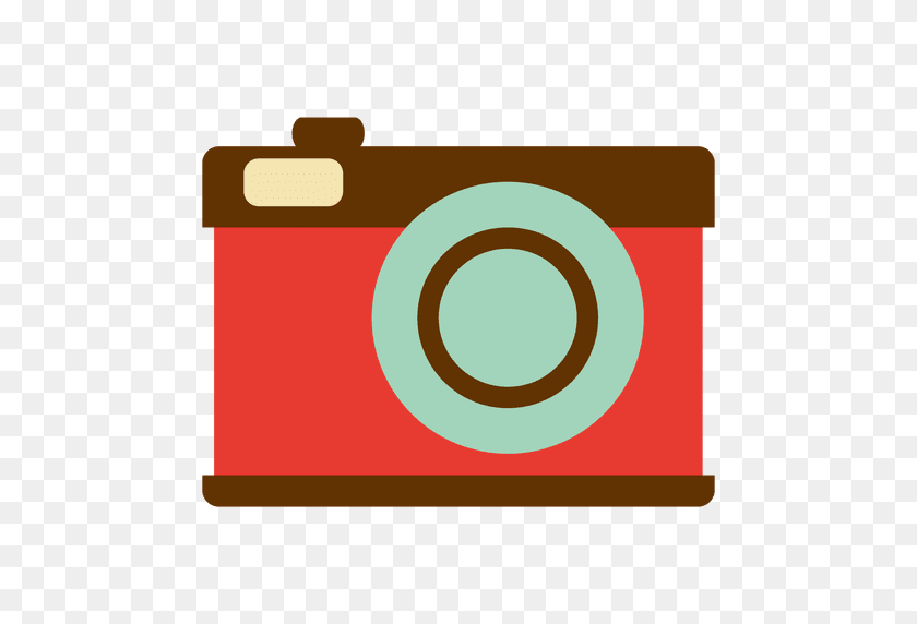 512x512 Значок Хипстерской Камеры - Красная Камера Png