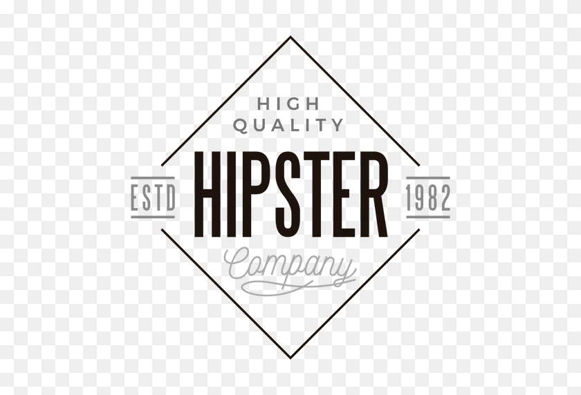 512x512 Logotipo De La Compañía Hipster - Hipster Png